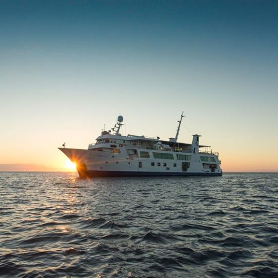 isabela yacht at sunset